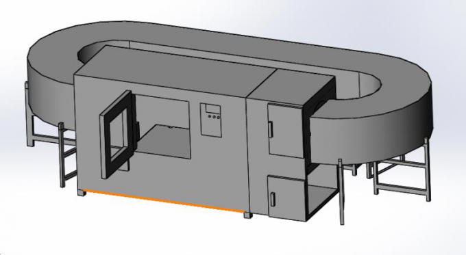 Chambre à poussière GB2423.37 du CEI 60529 pour la résistance de essai de la poussière de l'électronique, composants automatiques 0
