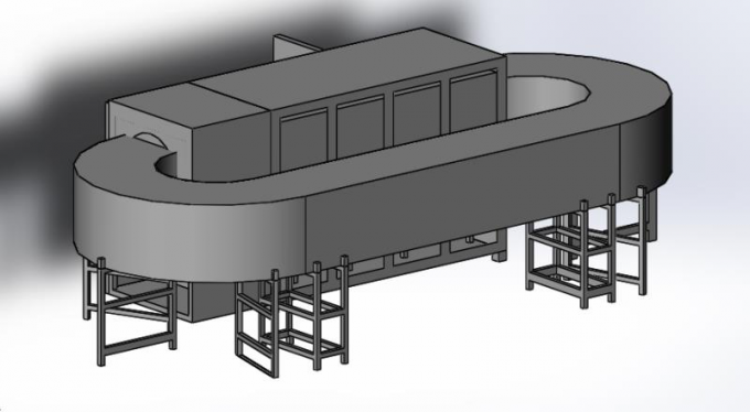 Chambre à poussière GB2423.37 du CEI 60529 pour la résistance de essai de la poussière de l'électronique, composants automatiques 1