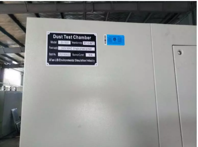 Chambre d'essai de la poussière du CEI 60529 IP5X6X/machine 4 essai concernant l'environnement