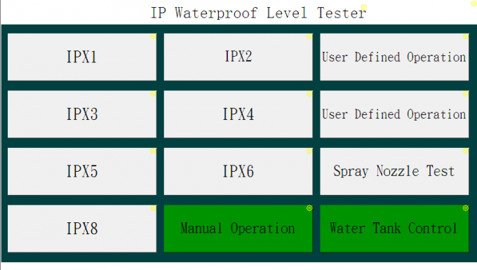 Approvisionnement et système de contrôle en eau intelligents de chambre de l'immersion IPX7 du CEI 60529 pour IPX1 à IPX8 0