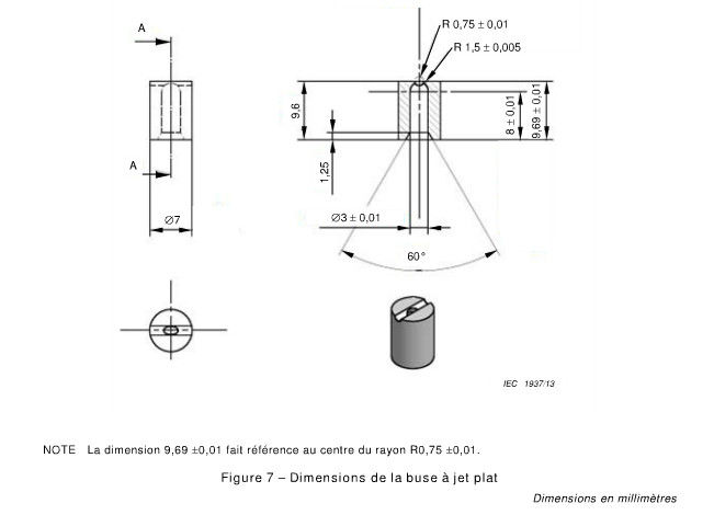Équipement de test du CEI de protection d'entrée du code 9K d'IP IPX9 du CEI 60529 pour les pièces d'auto 1