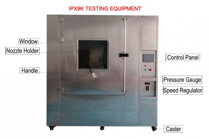 Chambre imperméable d'essai de pluie du code IPX2 IPX3 IPX4 d'IP pour le CEI électrique 60529 2 de produits