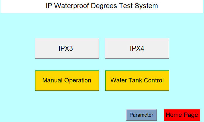 Appareil de contrôle de oscillation du tube IEC60529 pour Ipx3 et Ipx4 l'écoulement d'eau réglable 1